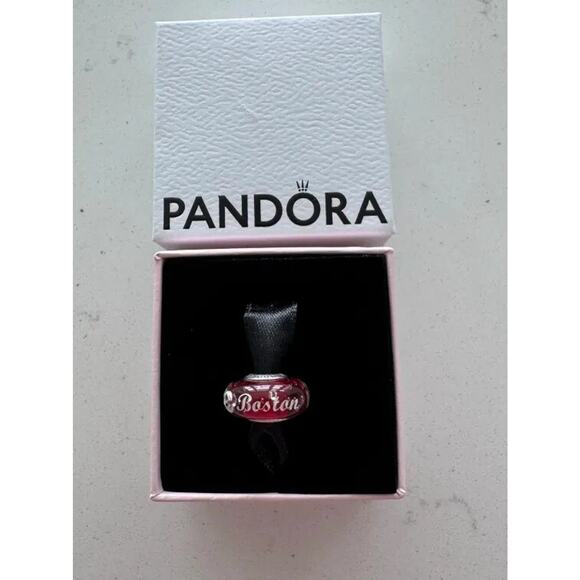Rare Pandora Authentic Boston Exclusive Massachusetts Lobster Marano Charm - Picture 6 of 8